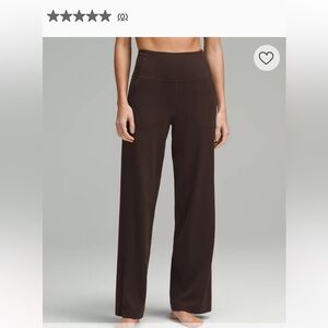 lululemon athletica Black Wide-Leg Align Pants